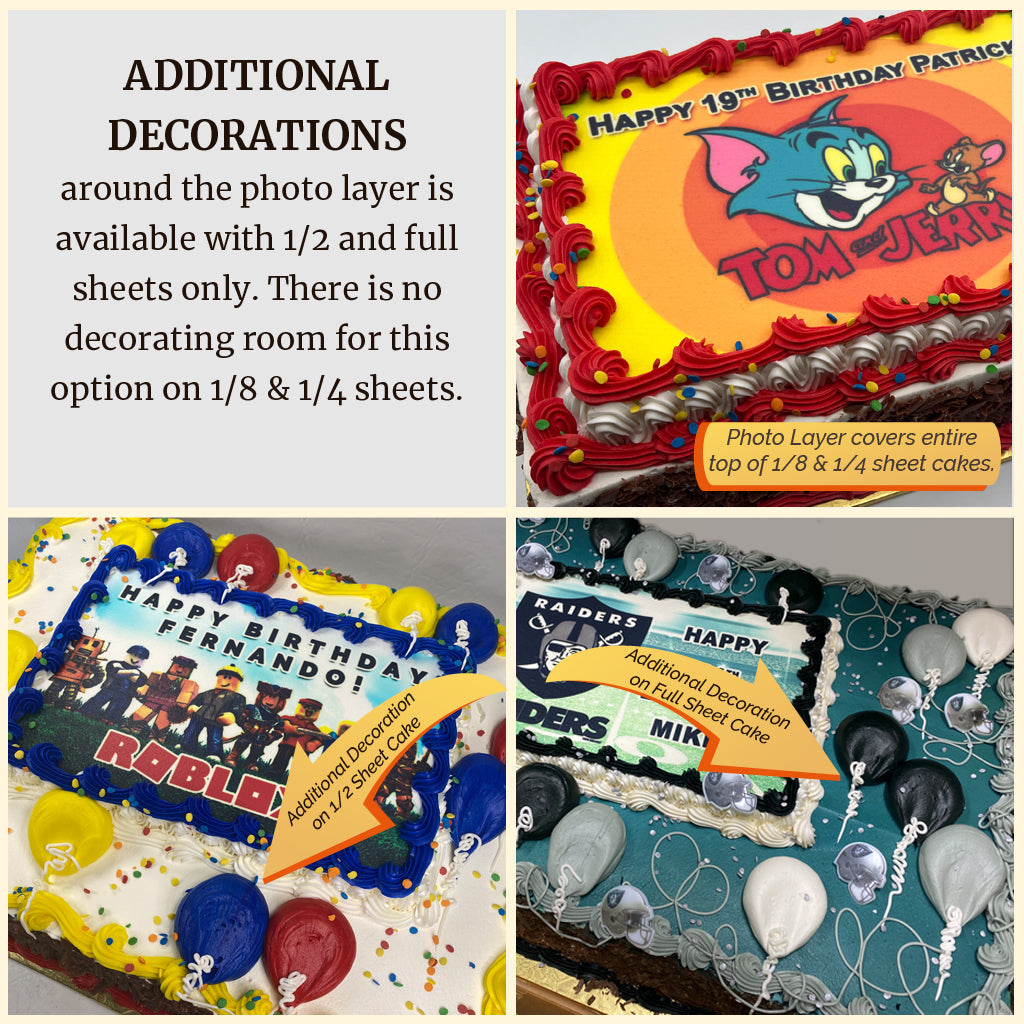 Carnival Tent Photo Cake