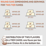 Silk Flowers with Dots and Texture Specialty Cake