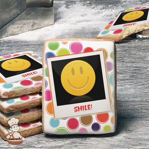 Polaroid Smiles Cookies (Rectangle)
