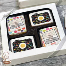 Load image into Gallery viewer, Polaroid Smiles Photo Cookie Gift Box (Rectangle)