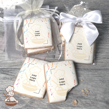 Load image into Gallery viewer, Celebrate with Confetti Logo Cookies (Rectangle)
