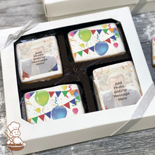 Load image into Gallery viewer, Celebrate with Confetti Photo Cookie Gift Box (Rectangle)