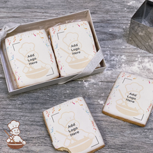 Load image into Gallery viewer, Celebrate with Confetti Logo Cookie Small Gift Box (Rectangle)