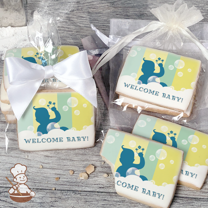 Baby Bubble Silohuette Cookies (Rectangle)