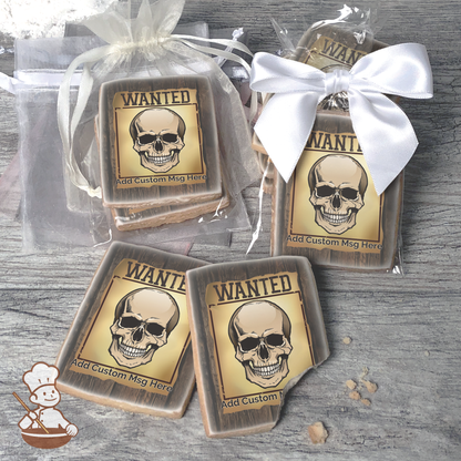 Wanted Poster Custom Message Cookies (Rectangle)