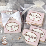 Baby Love - Pink Cookies (Rectangle)