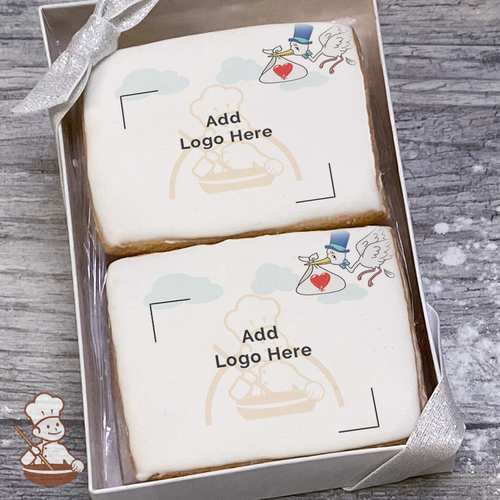 Stork's Special Delivery Logo Cookie Small Gift Box (Rectangle)