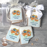 Noah's Ark Animal Cruising Cookies (Rectangle)