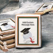Load image into Gallery viewer, Graduation Volleyball Custom Message Cookies (Rectangle)
