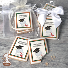 Load image into Gallery viewer, Graduation Volleyball Custom Message Cookies (Rectangle)