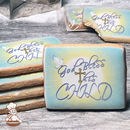 God Bless This Child - Blue Cookies (Rectangle)
