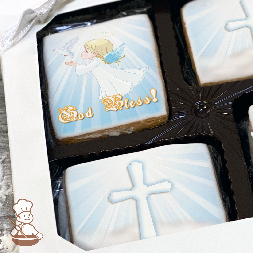 Angel Offering Cookie Gift Box (Rectangle)