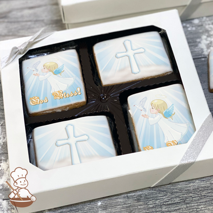 Angel Offering Cookie Gift Box (Rectangle)