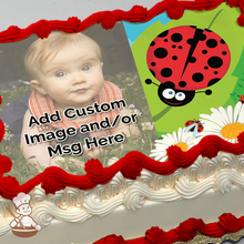 Load image into Gallery viewer, Lady Bug Custom Photo Cake