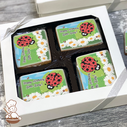 Lady Bug Cookie Gift Box (Rectangle)