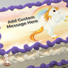Load image into Gallery viewer, Sparkle like a Unicorn Photo Cake