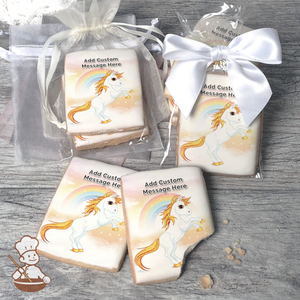 Sparkle like a Unicorn Custom Message Cookies (Rectangle)