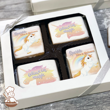 Load image into Gallery viewer, Sparkle like a Unicorn Cookie Gift Box (Rectangle)
