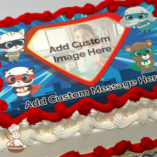 Load image into Gallery viewer, Super Hero Animals Custom Photo Cake