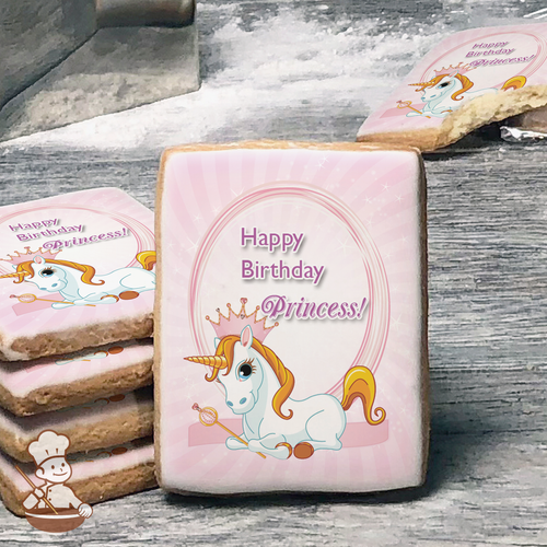 Princess Unicorn Cookies (Rectangle)