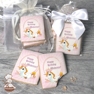 Princess Unicorn Cookies (Rectangle)