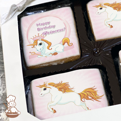 Princess Unicorn Cookie Gift Box (Rectangle)