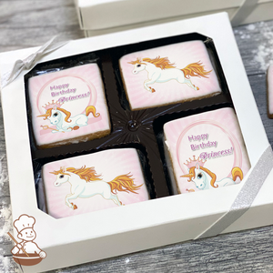 Princess Unicorn Cookie Gift Box (Rectangle)