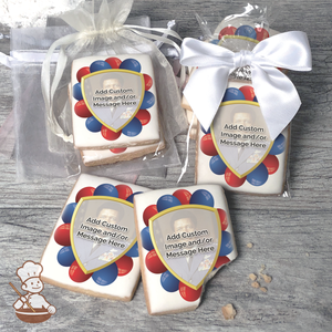 Shield of Honor Photo Cookies (Rectangle)