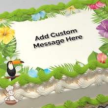 Load image into Gallery viewer, Hawaiian Leis Photo Cake