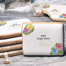 Load image into Gallery viewer, Hawaiian Leis Logo Cookies (Rectangle)