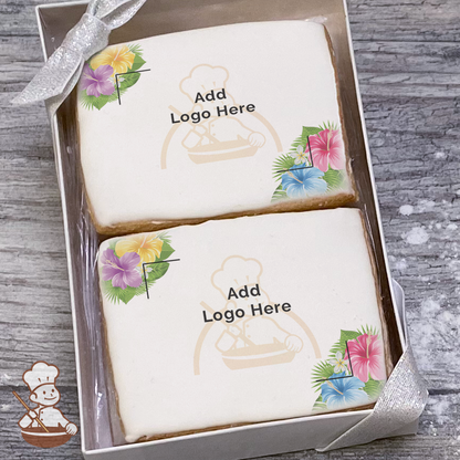 Hawaiian Leis Logo Cookie Small Gift Box (Rectangle)