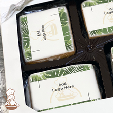 Load image into Gallery viewer, Tropic Leaves Logo Cookie Large Gift Box (Rectangle)