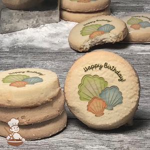 Three Seashells Cookies (Round Unfrosted)
