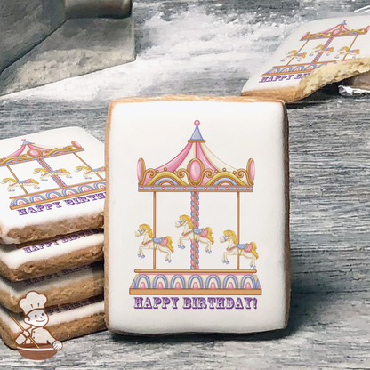 Horse Carousel Cookies (Rectangle)