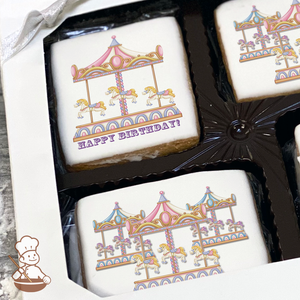 Horse Carousel Cookie Gift Box (Rectangle)