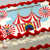 Carnival Tent Photo Cake