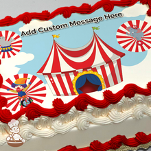 Load image into Gallery viewer, Carnival Tent Photo Cake