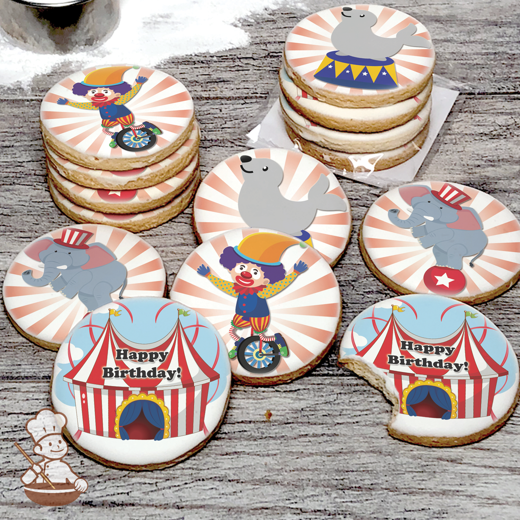 Carnival Tent Cookie Set (Round)