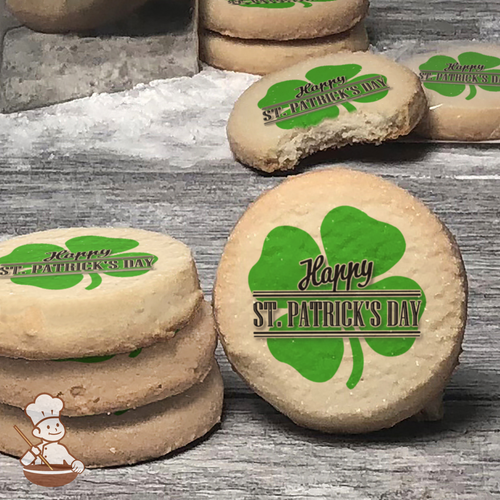 Simply Shamrocks Cookies (Round Unfrosted)