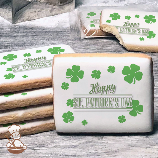 Simply Shamrocks Cookies (Rectangle)