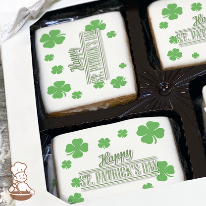 Simply Shamrocks Cookie Gift Box (Rectangle)