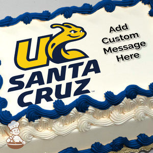 Go UC Santa Cruz Banana Slugs Photo Cake