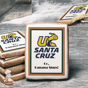 Go UC Santa Cruz Banana Slugs Cookies (Rectangle)