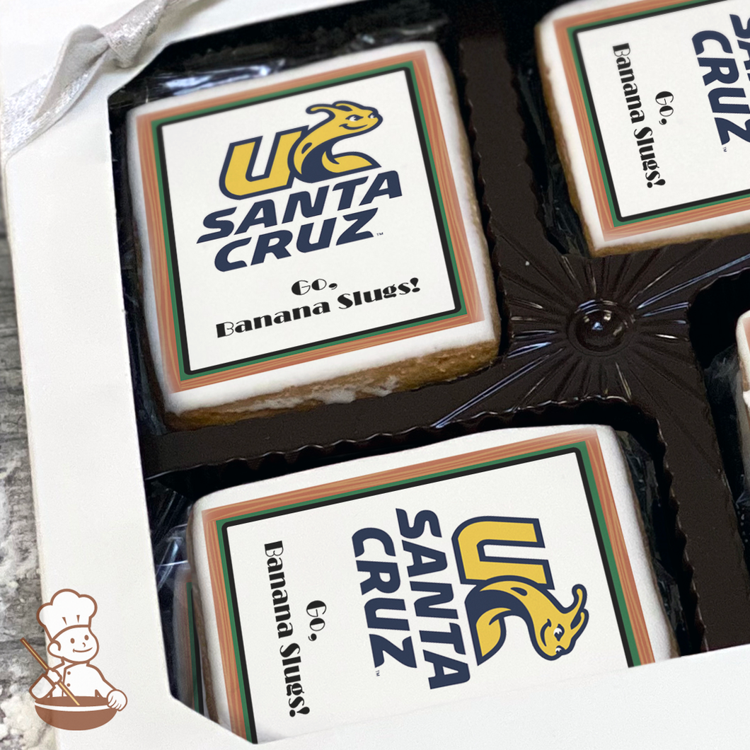 Go UC Santa Cruz Banana Slugs Cookie Gift Box (Rectangle)
