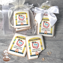 Load image into Gallery viewer, School Bus Graduation Custom Message Cookies (Rectangle)