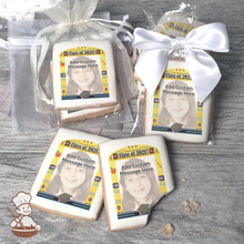 Load image into Gallery viewer, School Bus Graduation Photo Cookies (Rectangle)
