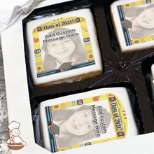 Load image into Gallery viewer, School Bus Graduation Photo Cookie Gift Box (Rectangle)