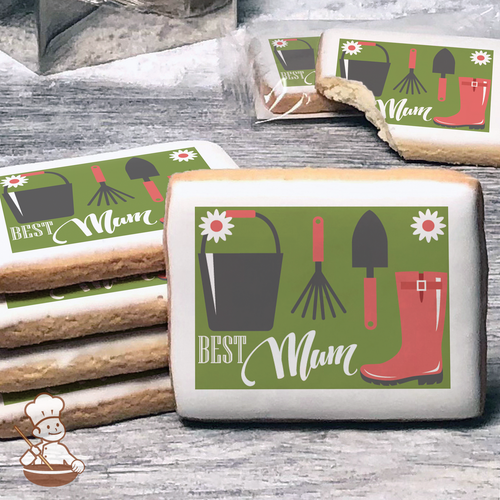 Best Mum Gardener Cookies (Rectangle)