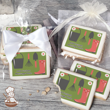 Load image into Gallery viewer, Best Mum Gardener Custom Message Cookies (Rectangle)