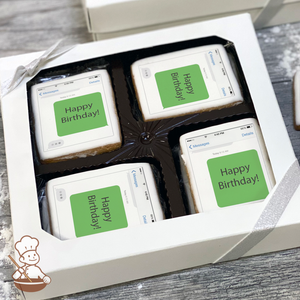 Smart Phone Cookie Gift Box (Rectangle)
